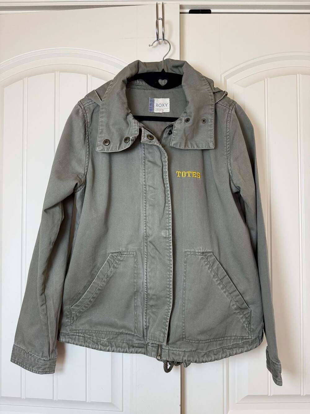 Y2K Roxy Totes Embroidered Hooded Jacket Small